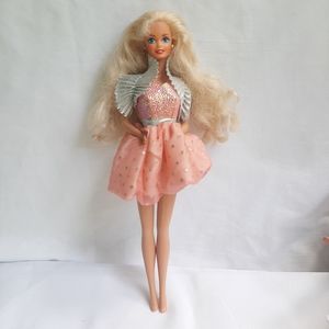 Vintage 1989 Peach Pretty Barbie